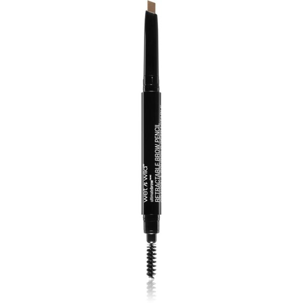  Wet N Wild Ultimate Brow Matita Per Sopracciglia A Doppia Punta Con Spazzolino Colore Ash Brown 0,2 G 