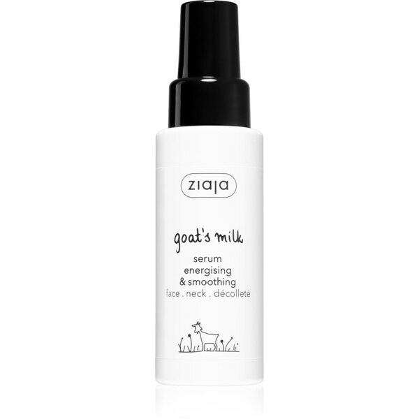  Ziaja Goat's Milk Siero Lisciante Per Una Pelle Idratata E Luminosa Per Viso, Collo E Décolleté 50 Ml 