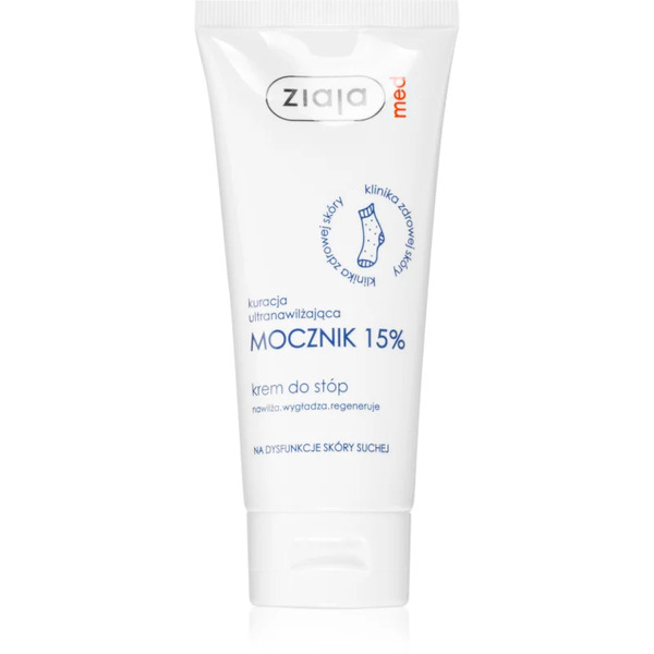  Ziaja Med Ultra-moisturizing With Urea Crema Rigenerante Piedi Effetto Idratante Per Le Callosità (15% Urea) 100 Ml 