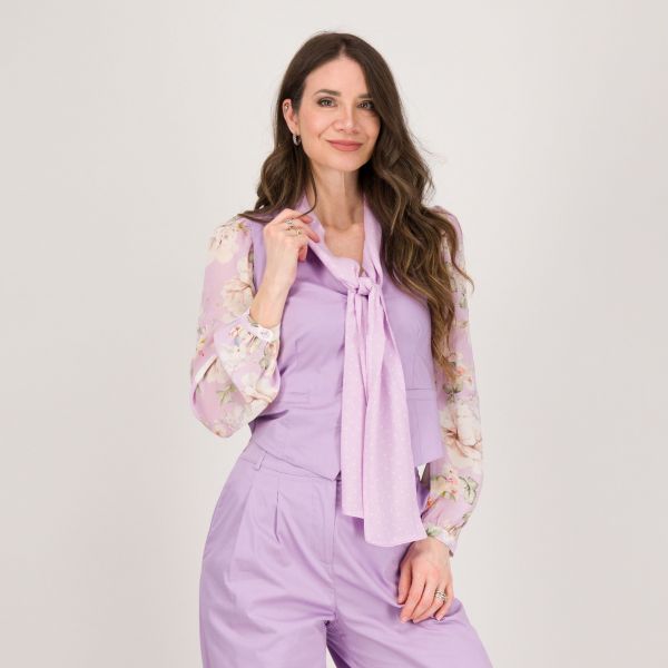  Palazzo Moda Gilet Foderato Con 4 Bottoni 