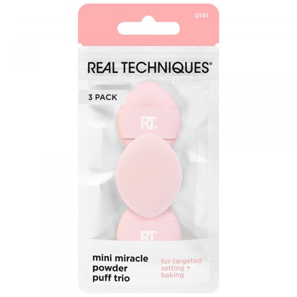  Real Techniques Puff Per Make-up Mini Miracle Powder Puff (3pz) 