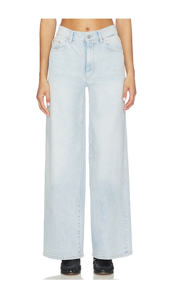  Dl1961 Hepburn High Rise Wide Leg Jeans In Baby Blue. Taglia 23. Also In 24, 25, 26, 27, 28, 29, 30, 31. 