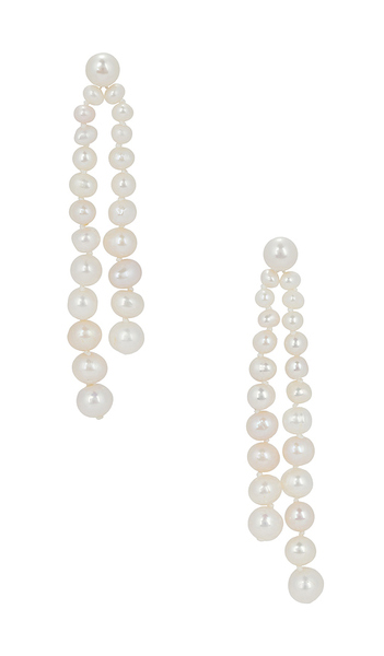 Eliou Gianna Earrings In Ivory. 