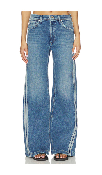  Hudson Jeans Jodie Loose Fit Leg Track Pant Jeans In Blue. Taglia 25. Also In 26, 28, 29, 30, 34. 