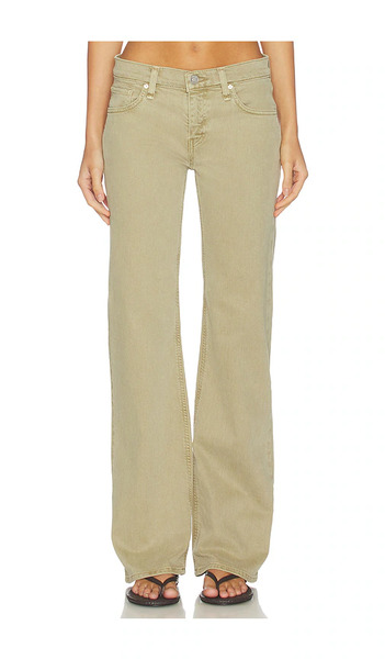  Hudson Jeans Kelli Low Rise Loose Straight Jeans In Tan. Taglia 25. Also In 26, 27, 29, 30, 31, 32, 33, 34. 