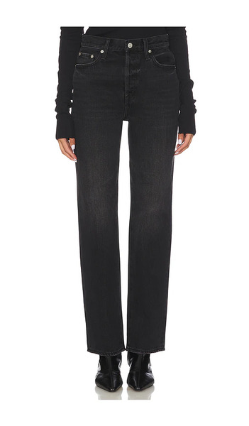  Pistola Cassie Petite Super High Rise Straight Jeans In Black. Taglia 25p. Also In 26p, 27p, 29p, 30p, 32p, 33p. 