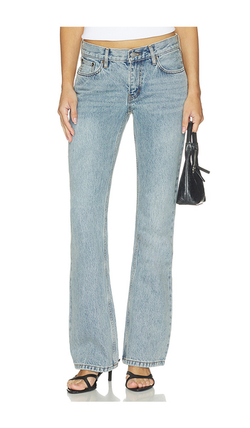  Still Here Tomorrow Low Rise Skinny Bootcut Jeans In Blue. Taglia 23. Also In 24, 25, 26, 27, 28, 29, 30, 31, 32. 