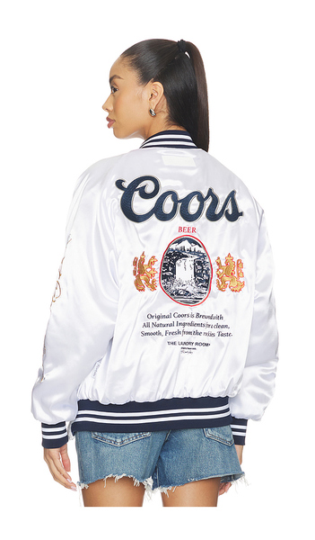  The Laundry Room Coors Original 40oz Stadium Jacket Smu In Metallic Silver, White, Grey. Taglia S. Also In Xs, M, L, Xl. 