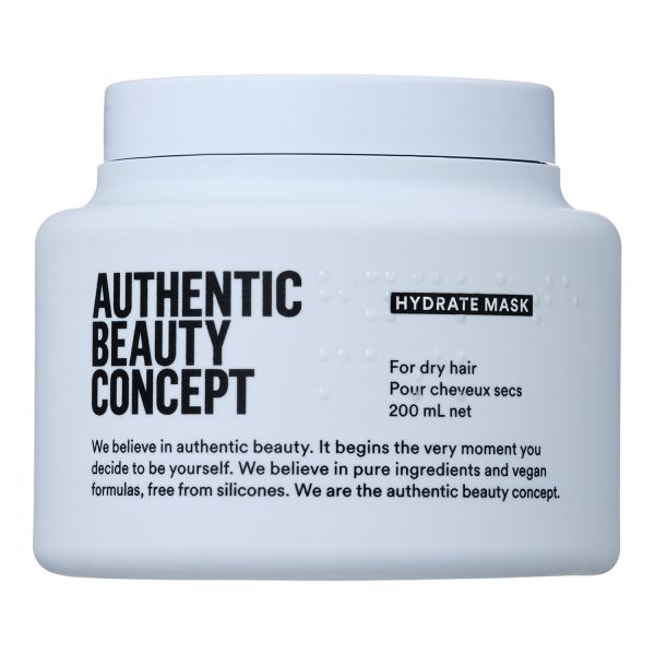  Authentic Beauty Concept Authentic Beauty Concept - Hydrate Mask - Maschera Idratante Leggera Per Capelli Da Normali A Secchi - 200ml - Donna 