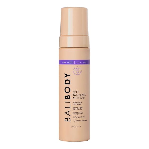  Bali Body Bali Body - Deep Violet Tanning Mousse - Mousse Autoabbronzante Viola Scuro - Self Tan Deep Violet Tan Mousse 200ml - Donna 