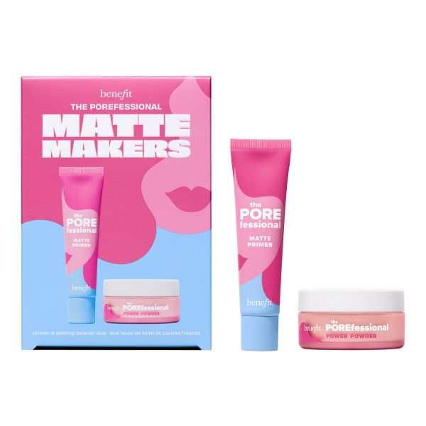  Benefit Cosmetics Benefit Cosmetics - The Porefessional Matte Makers ? Kit Benefit Con Primer E Cipria Opacizzante - The Porefessional Matte Makers - Donna 