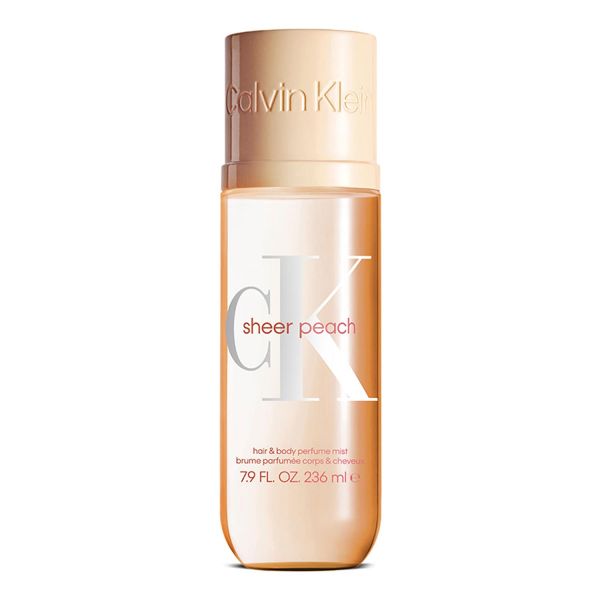  Calvin Klein Calvin Klein - Ck Sheer Peach - Unisex Hair & Body Perfume Mist 236ml - Ck One Body Mist Fresh Cotton 236 Ml - Donna 
