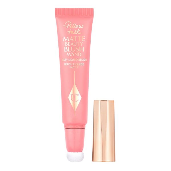  Charlotte Tilbury Charlotte Tilbury - Pillow Talk Matte Beauty Blush Wand - Blush Liquido - Pillow Talk Matte Blush Wand - Peach Pop - Donna 