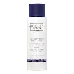  Christophe Robin Christophe Robin - Monoi Notte Riparatore Al Fiore Di Loto Bianco - Olio Per Capelli - Night Recovery Monoi Oil 96g - Donna 