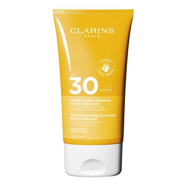  Clarins Clarins - Crema Solare Giovinezza Protezione Alta Spf30 Corpo - Protezione Solare Corpo - Solaire Creme Solaire Corps Spf30 - Donna 