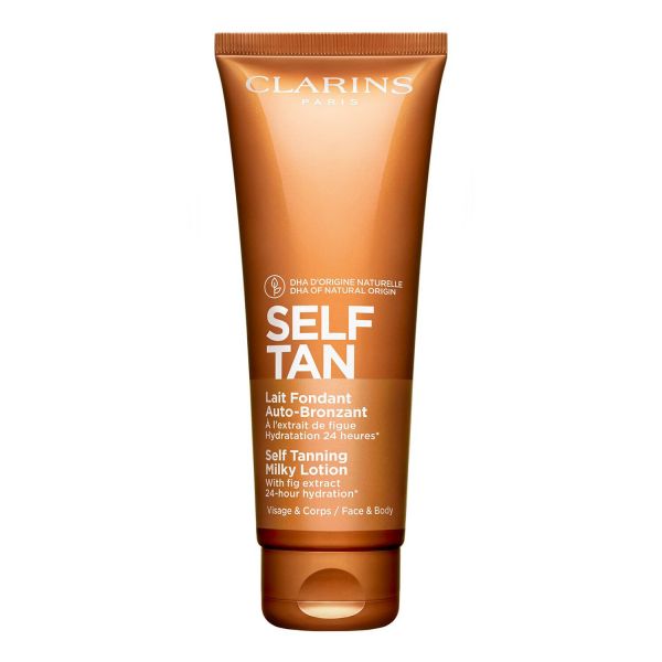  Clarins Clarins - Self Tanning Milky Lotion - Latte Autoabbronzante Viso & Corpo - Auto-bronzants Lait Fondant V&c 125ml - Donna 