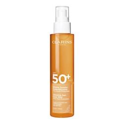  Clarins Clarins - Spray Solare Illuminante Protezione Molto Alta Spf50+ - Protezione Solare Corpo - Solaire Eau-en-brume Corps Spf50 - Donna 