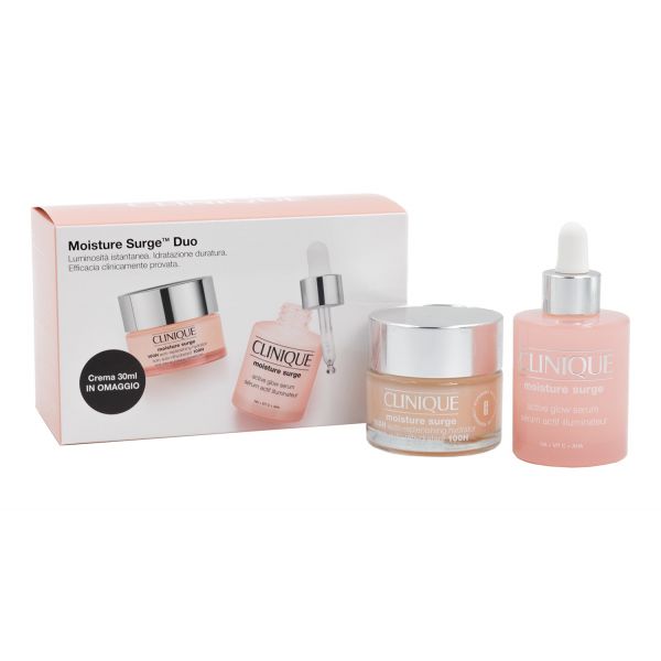  Clinique Clinique - Moisture Surgetm Glow Set - Cofanetti Trattamento Viso - Moisture Surge Moisture Surge Set - Donna 