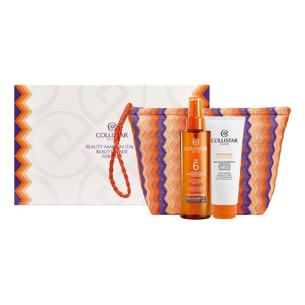  Collistar Collistar - Kit Olio Secco E Doposole - Spring Set Sun - Suncare Kit Olio Spf6 + Doposole 100ml - Donna 