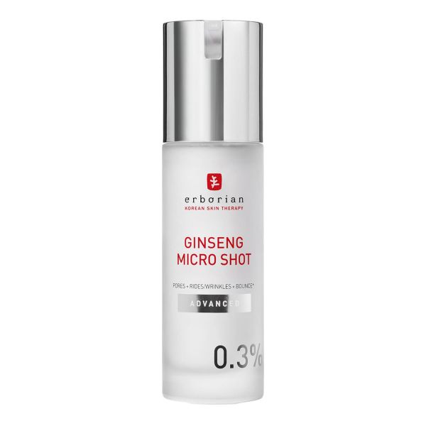  Erborian Erborian - Ginseng Micro Shot 0.3 - Siero Intensivo Microinfusione Ristrutturante - Micro Shot Ginseng Micro Shot 0.3 30ml - Donna 