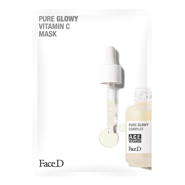 Face D Face D - Pure Glowy Vitamin C Mask - Maschera Viso Illuminante - Face D - Pure Glowy Vitamin C Mask - Donna 