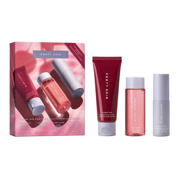  Fenty Skin Fenty Skin - Travel-size Start'r Set - Kit Per La Cura Della Pelle Formato Viaggio - Start'r Set Cherry Dub - Donna 