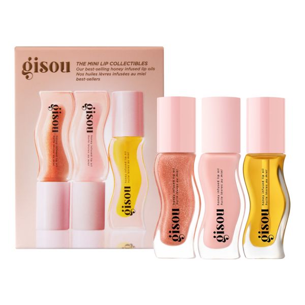  Gisou Gisou - The Mini Lip Collectibles - Set Di 3 Oli Per Labbra - Gisou Mini Lip Oil Collectibles Set - Donna 
