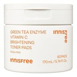  Innisfree Innisfree - Dischetti Illuminanti Con Enzima Di T? Verde E Vitamina C - Siero Anti-macchie - Vita C Brightening Toner Pads - Donna 