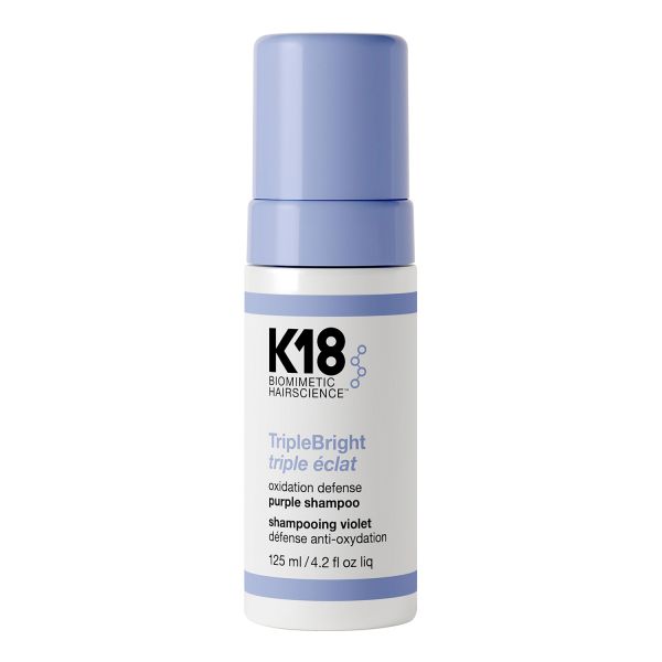  K18 K18 - Triplebright Triple Eclat - Shampoo Viola Antiossidante - Triplebright Purple Shampoo 125ml - Donna 