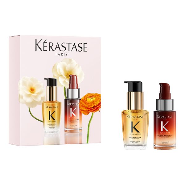  Kérastase K?rastase - Mini Hero - Elixir Ultime + 8h Magic Night Siero - Set Mini Hero Duo Mday 26 60ml - Donna 