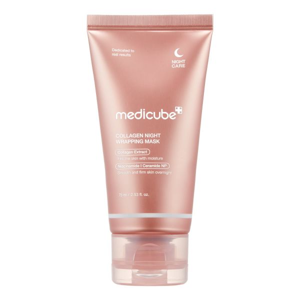  Medicube Medicube - Collagen Night Wrapping Mask - Maschera Notte Rassodante Illuminante - Collagen Night Wrapping Mask 75ml - Donna 