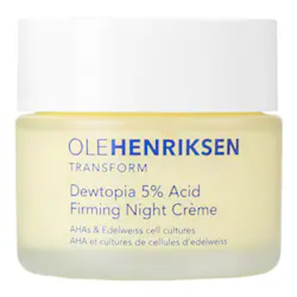  Olehenriksen Olehenriksen - Dewtopia 5% Acid Firming Night Cr?me - Crema Notte Rassodante Agli Aha - Transform Dewtopia Night Cream - Donna 