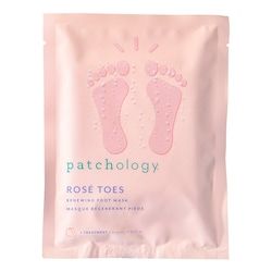  Patchology Patchology - Ros? Toes - Maschera Riparatrice Piedi Formato Viaggio - Served Chilled Ros? Toes Renewing - Donna 