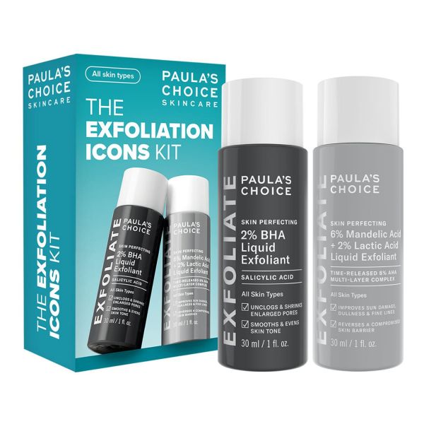  Paula's Choice Paula's Choice - Multi-level Exfoliation Trial Kit - Set Introduttivo Con Esfolianti Aha + Bha - Kit - Donna 