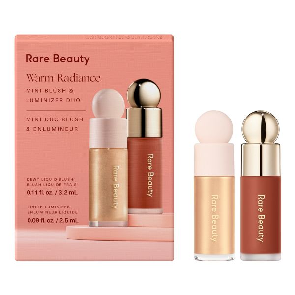  Rare Beauty Rare Beauty - Warm Radiance Mini Blush & Luminizer Duo ? Mini Duo Di Blush E Illuminante - Warm Radiance Mini Blush & Luminizer Duo - Donna 