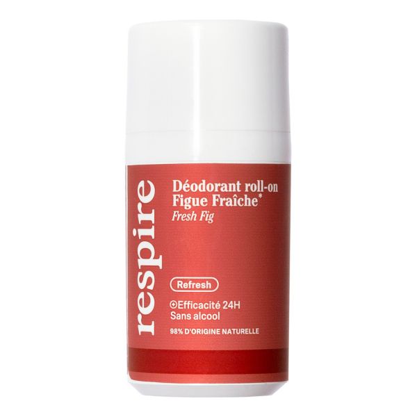  Respire Respire - Deodorante Roll-on - Deodorante Al Figue Fraiche Efficacia 24h - Roll On Deodorant - The Blanc - Donna 