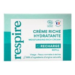  Respire Respire - Ricarica Per Crema Ricca Idratante - Crema Per Il Viso Formato Viaggio - Cr?me Riche Hydratante Recharge 50ml - Donna 