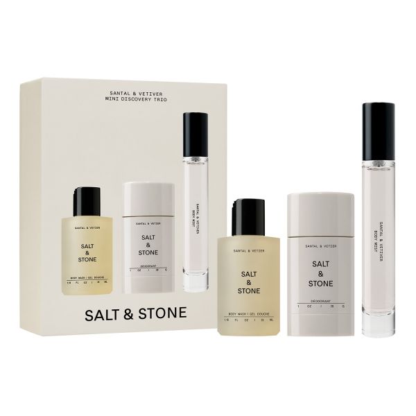  Salt And Stone Salt And Stone - Mini Discovery Trio - Trio Scoperta Formato Mini Sandalo E Vetiver - Set Mini Trio Santal & Vetiver - Donna 