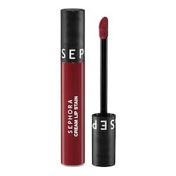  Sephora Collection Sephora Collection - Cream Lip Stain - Rossetto Vellutato No-transfer - Rossetto Liquido Mat - Cream Lip Stain-24 17 Dark Red - Donna 