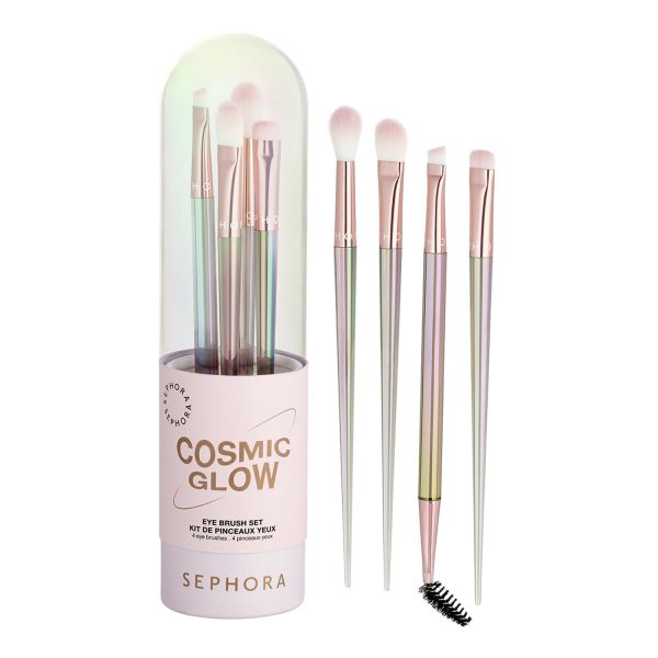  Sephora Collection Sephora Collection - Kit Di Pennelli Occhi Cosmic Glow - Kit Di Pennelli Per Gli Occhi - New Brush Set Eyes-24 - Donna 