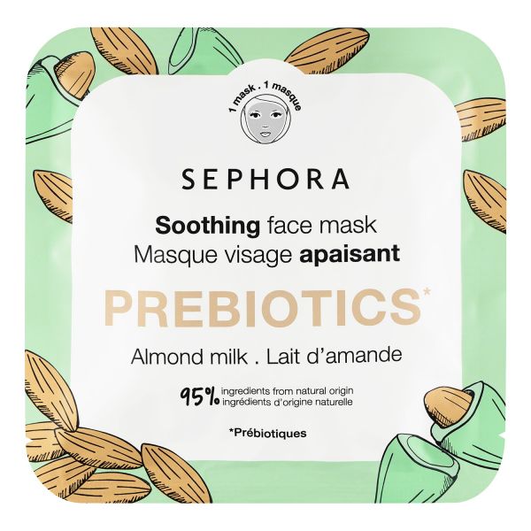  Sephora Collection Sephora Collection - Maschere Prebiotiche Per Il Viso - Maschere Per 6 Ore Di Idratazione - Masq Visage Prebiotique-22 Lait Amande - Donna 