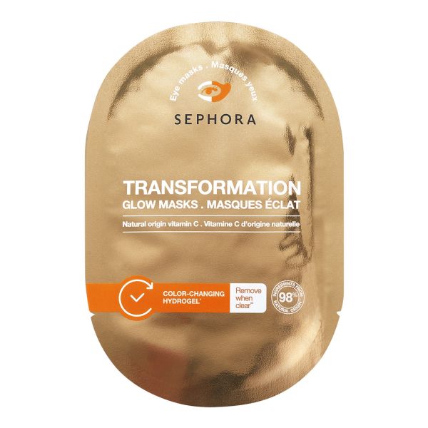  Sephora Collection Sephora Collection - Maschere Trasformative - Maschere Occhi Idrogel Illuminanti - Vitamina C - Transfo Mask Yeux Eclat-25 - Donna 