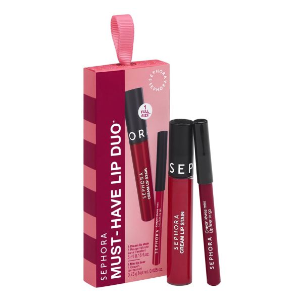  Sephora Collection Sephora Collection - Must-have Lips Duo - Il Set Labbra Essenziale - Must-have Duo Levres Red-26 M&m - Donna 