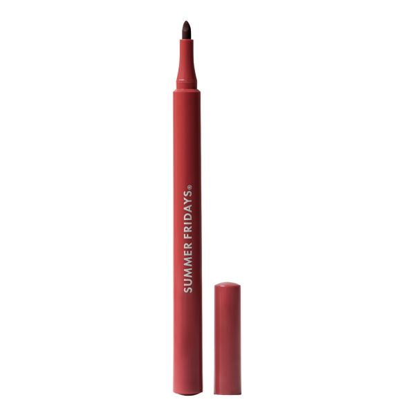  Summer Fridays Summer Fridays - Flushed Lip Stain - Lucidalabbra A Lunga Tenuta - Flushed Lip Stain Rosette - Donna 