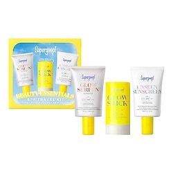  Supergoop! Supergoop! - Beauty Essentials Spf Travel Kit - Set Di Creme Solari - Beauty Essentials Spf Travel Kit - Donna 