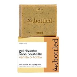 Unbottled Unbottled - Gel Doccia Senza Flacone Vaniglia E Tonka - Sapone Con Ph Neutro - Shower Bar - Vanilla & Tonka - Donna 