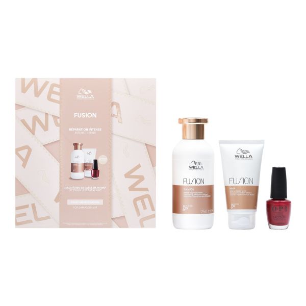  Wella Professionals Wella Professionals - Fusion - Set Per La Riparazione Intensa Di Capelli Danneggiati E Indeboliti - Set Fusion Intense Repair - Donna 