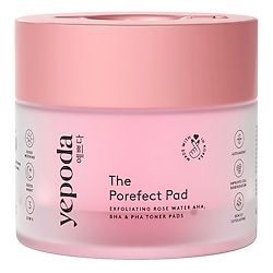  Yepoda Yepoda - The Porefect Pad - Dischetti Tonificanti Esfolianti Alle Rose, Aha, Bha + Pha - Treat The Porefect Pad 120 Ml - Donna 