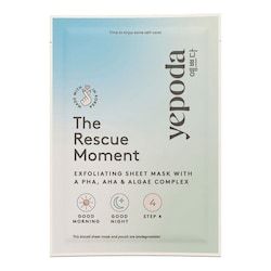  Yepoda Yepoda - The Rescue Moment ? Maschera In Tessuto Esfoliante Con Pha, Aha E Alghe - Moment The Rescue Moment 25ml - Donna 