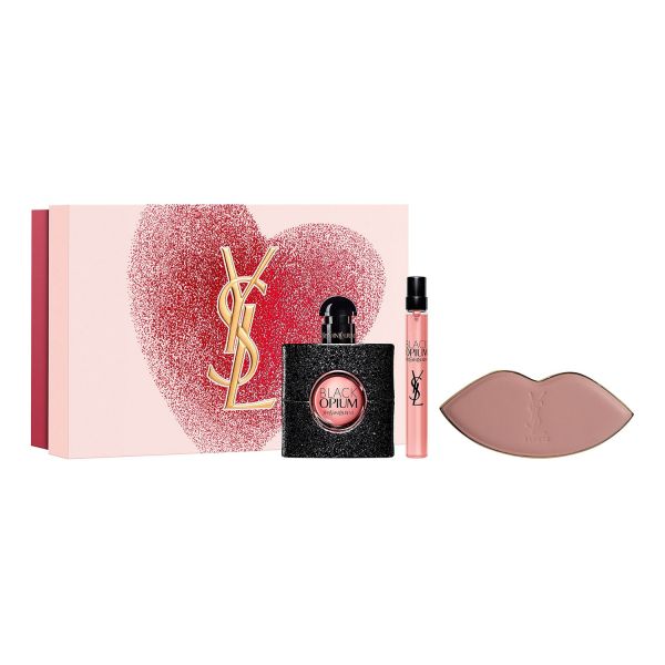  Yves Saint Laurent Yves Saint Laurent - Black Opium - Cofanetto Regalo Eau De Parfum - 50ml + 10ml + Specchietto - Donna 